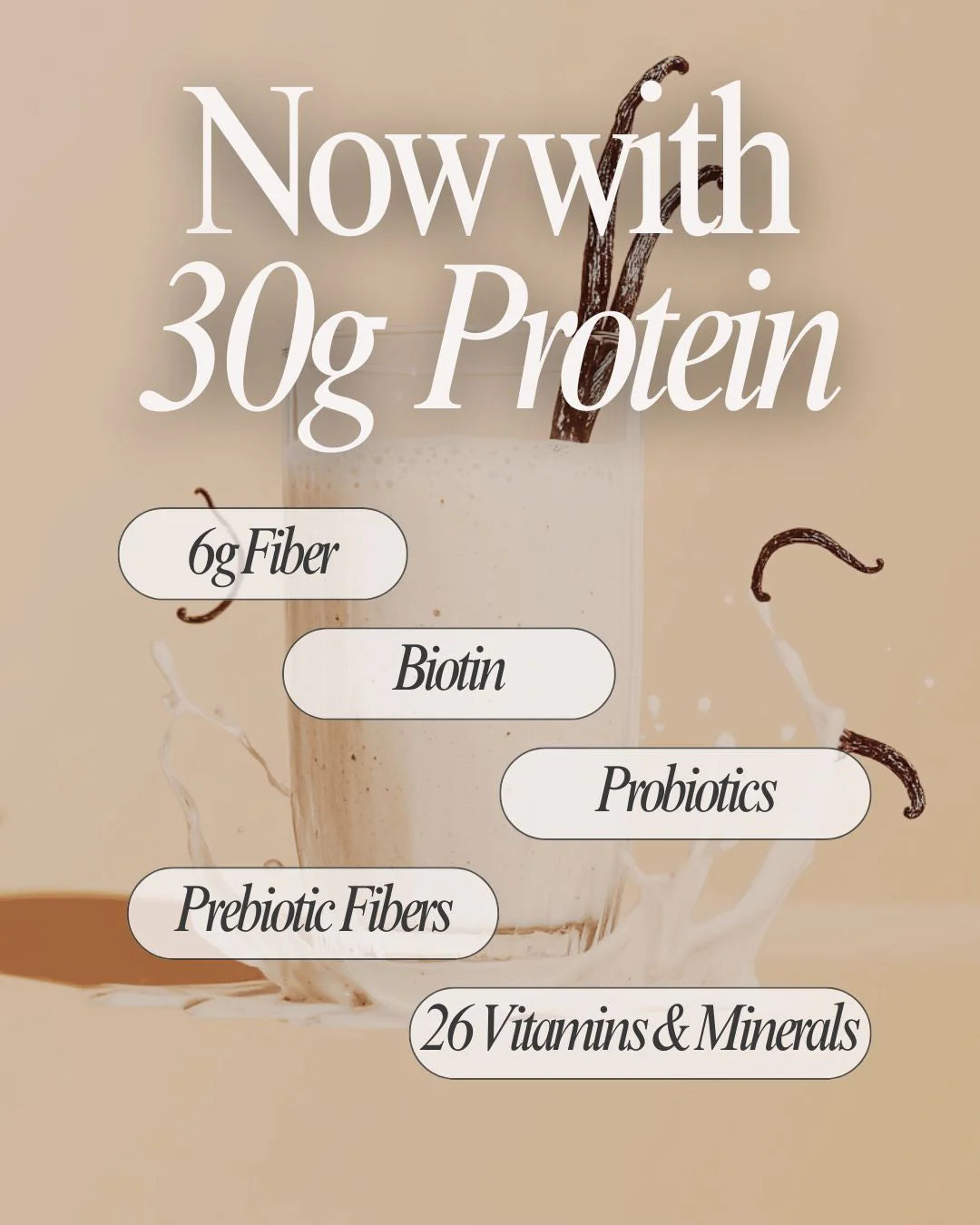 Biocare Protein Shake 30G Protein Vanilla (14-Count)