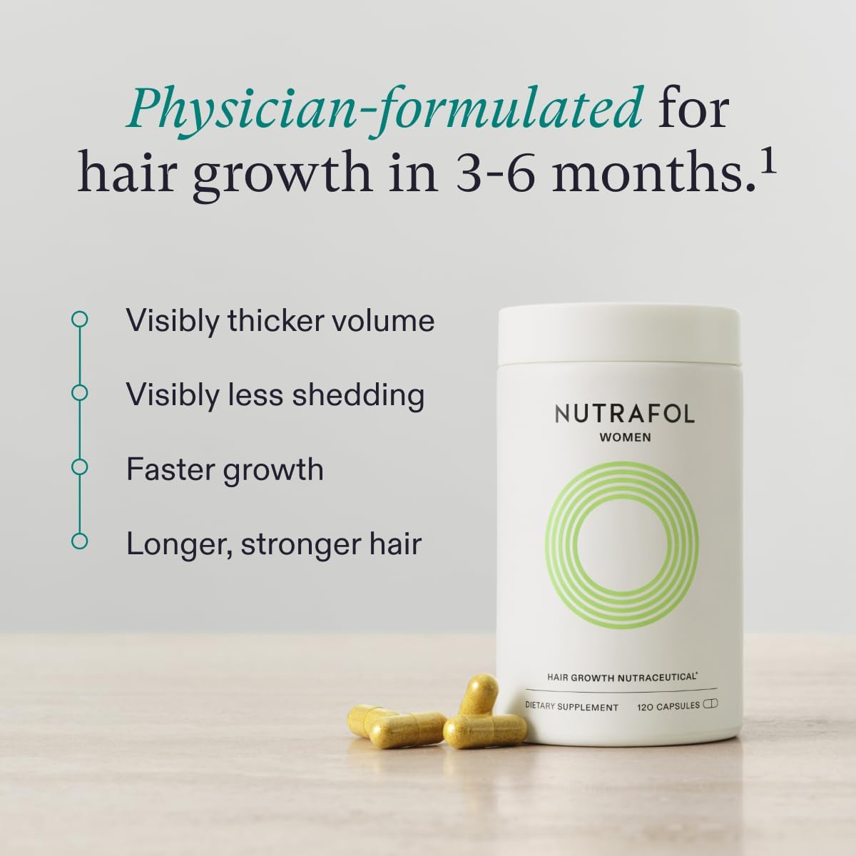 Nutrafol Women (90-Day Supply) & Hair Growth Serum (30-Day Supply)