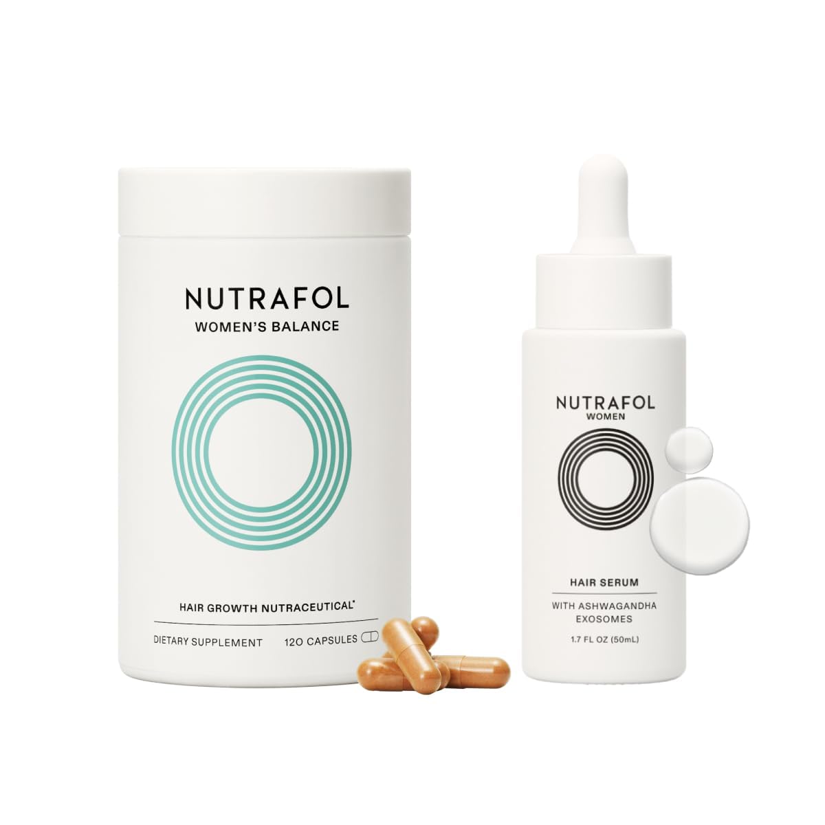 Nutrafol Women's Balance (90-Day Supply) & Hair Growth Serum (30-Day Supply)